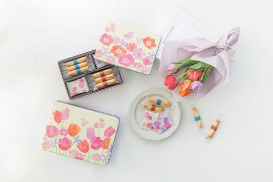 設立53年目のヨックモック史上初、お菓子×お花のスペシャルギフトを発売　前田有紀さんプロデュースのミニブーケがセットになった新商品「カドー ドゥ プランタンwithブーケ」