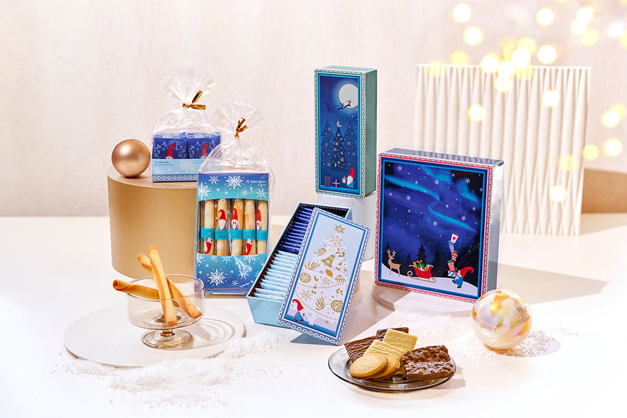 スウェーデンの妖精と幻想的なオーロラの風景が彩る 「ヨックモック クリスマス コレクション2024」11月1日(金)発売～青山本店クリスマスケーキも予約受付中～