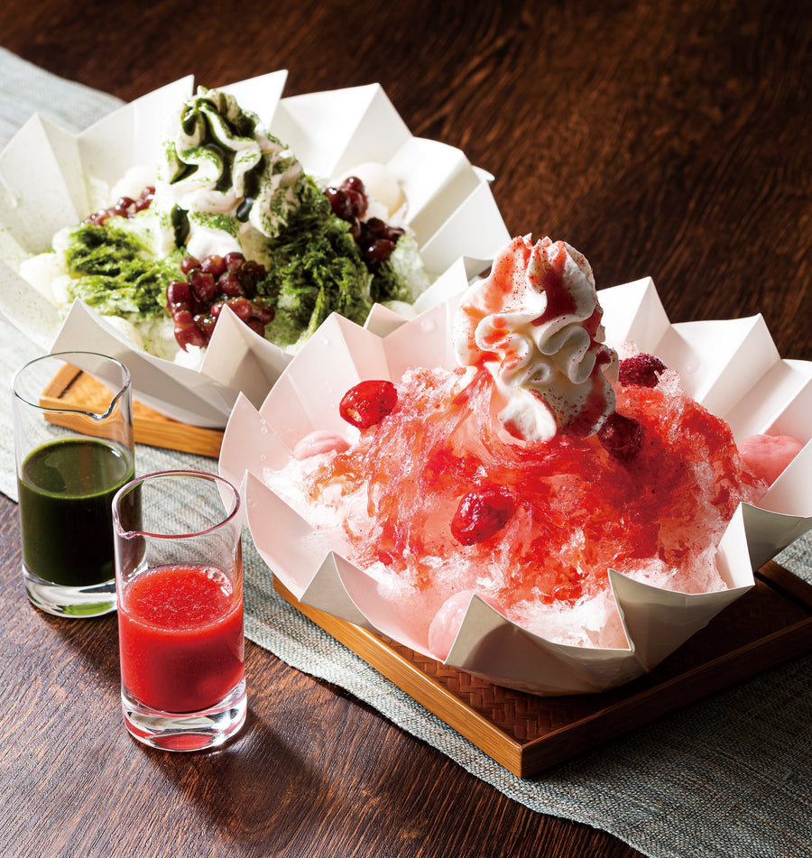 青山本店BLUE BRICK LOUNGE ご好評につき今年も登場!ふわふわ天然氷『“日光天然の氷”かき氷』
