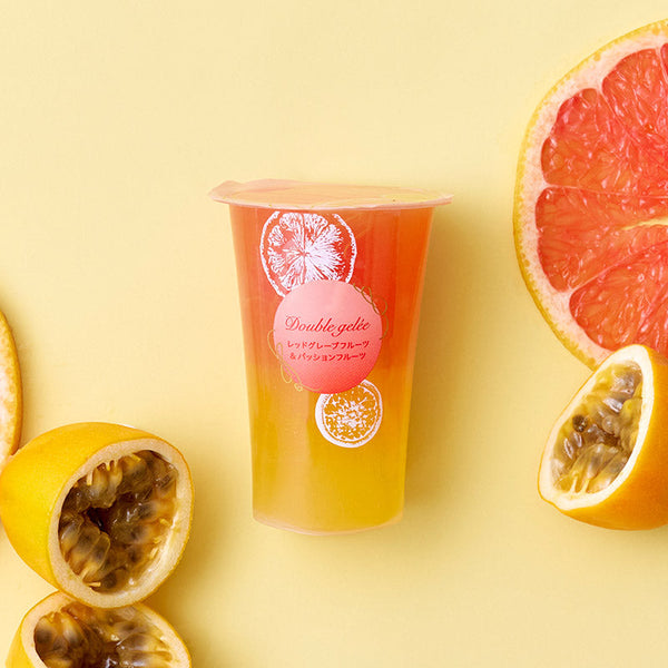 レッドグレープフルーツ＆パッションフルーツ（ドゥーブル ジュレ）