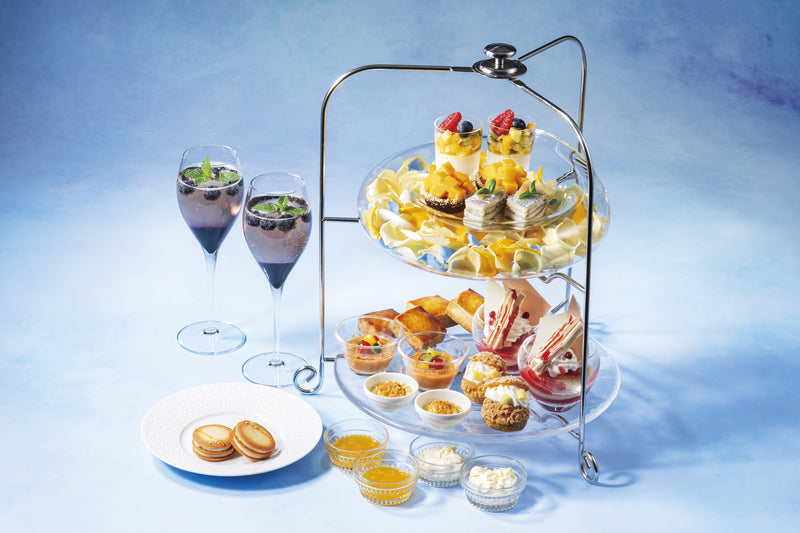 Blue Brick Tea Set～ 夏空テラスのティータイム ～※ブルーベリーのスパークリングカクテル付き