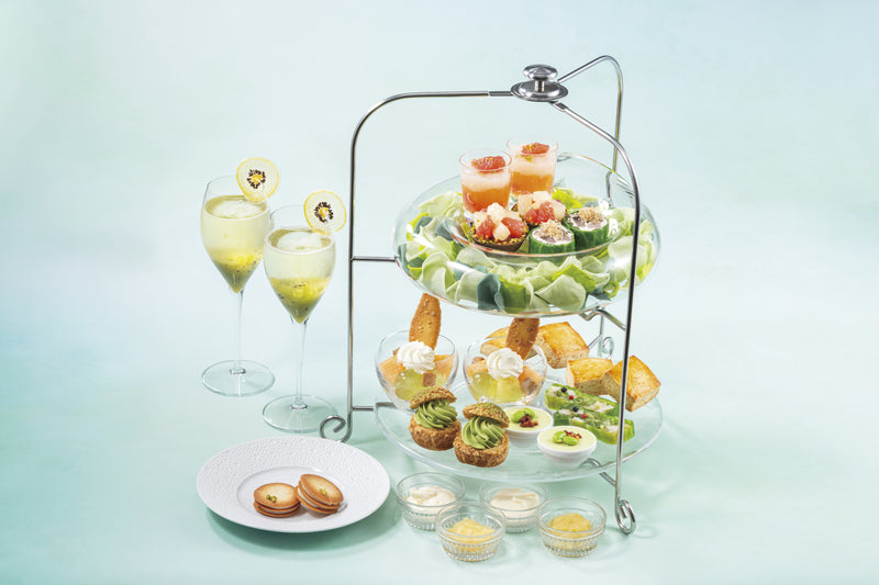 Blue Brick Tea Set ～ グリーンテラスのティータイム ～※キウイフルーツのスパークリングカクテル付き