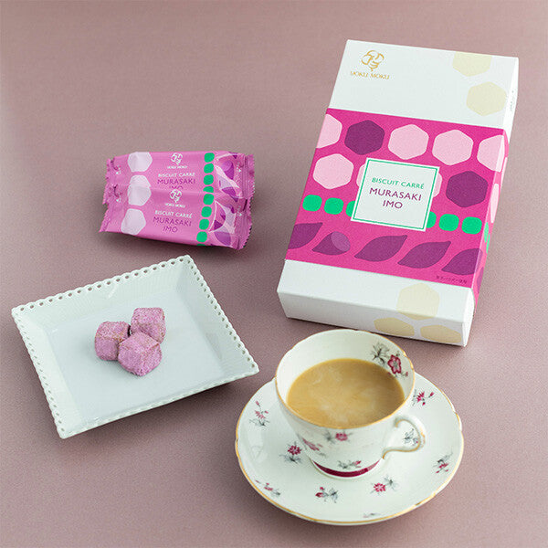 ビスキュイ キャレ 紫芋 6袋12個入