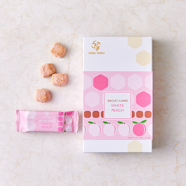 ビスキュイ キャレ 白桃 6袋12個入