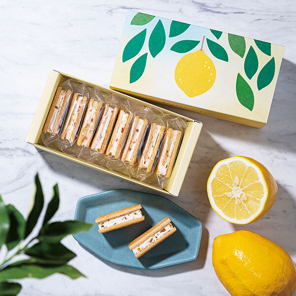 【8個入り】薫る八丈フルーツレモンのバターサンドクッキー