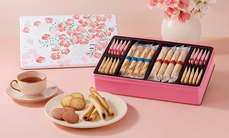 ｢シガール®｣と春限定のクッキー2種の詰め合わせ。