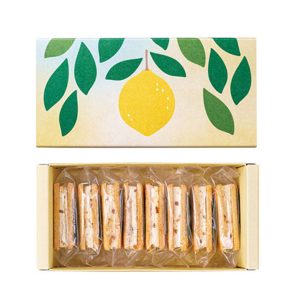 【8個入り】薫る八丈フルーツレモンのバターサンドクッキー