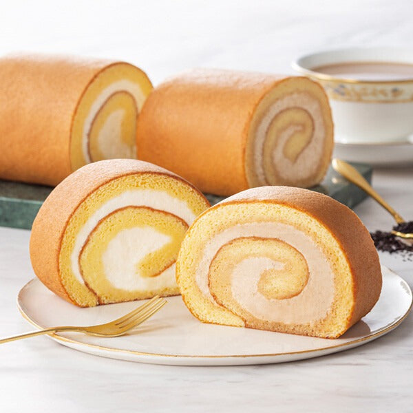 南青山ロール プレーン＆ロイヤルミルクティー（ハーフ＆ハーフ）