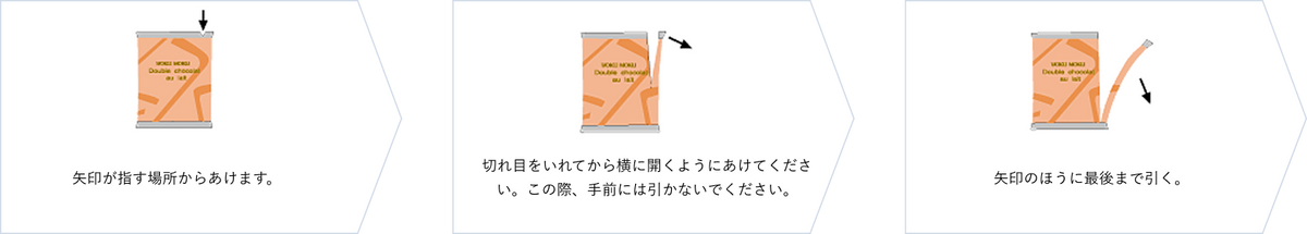 四角いクッキー（ビエオゥショコラオレやドゥーブルショコラブランなど）を袋から出す時、お菓子を壊さない開け方はありますか？